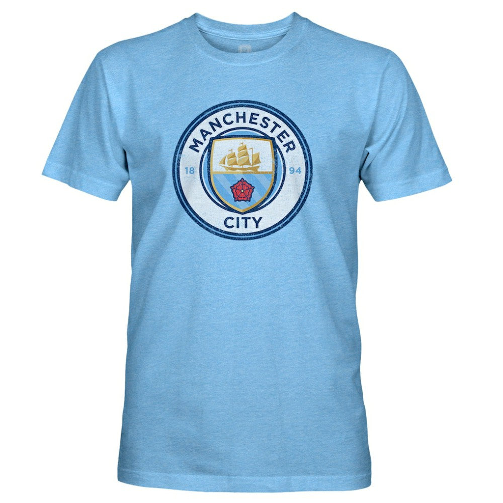 Manchester City 1863FC Color Crest Twisted Tri-Blend Slub T-Shirt