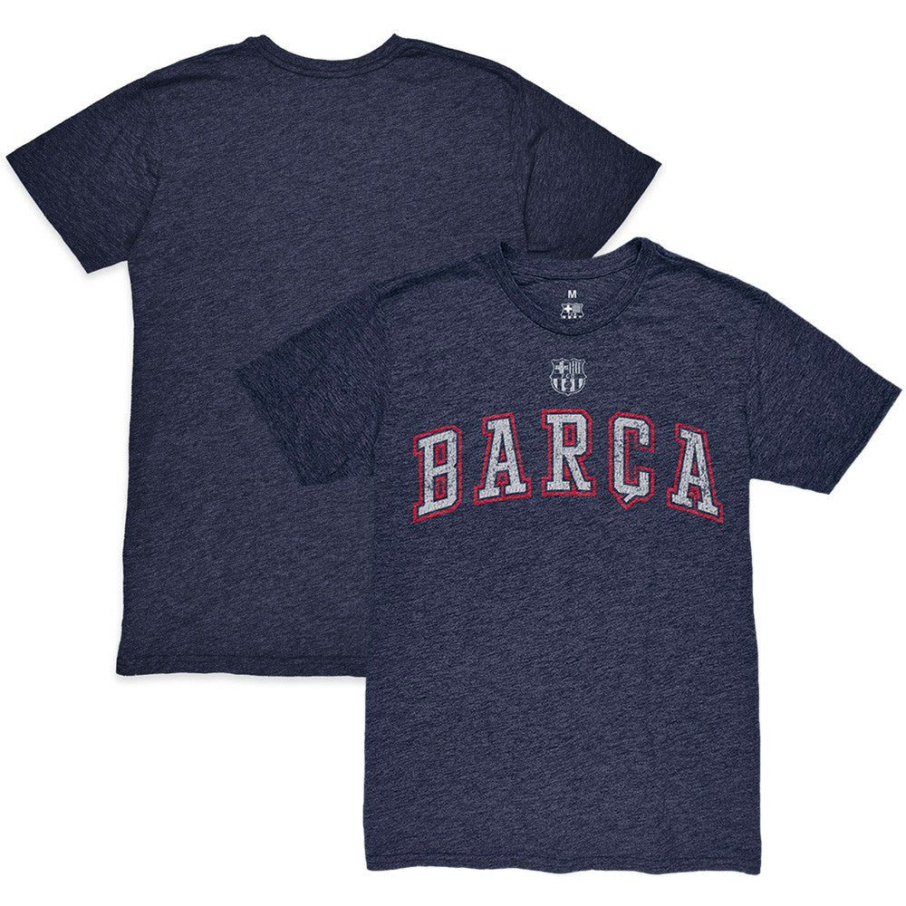 Barcelona 1863FC Wordmark Twisted Tri-Blend Slub T-Shirt