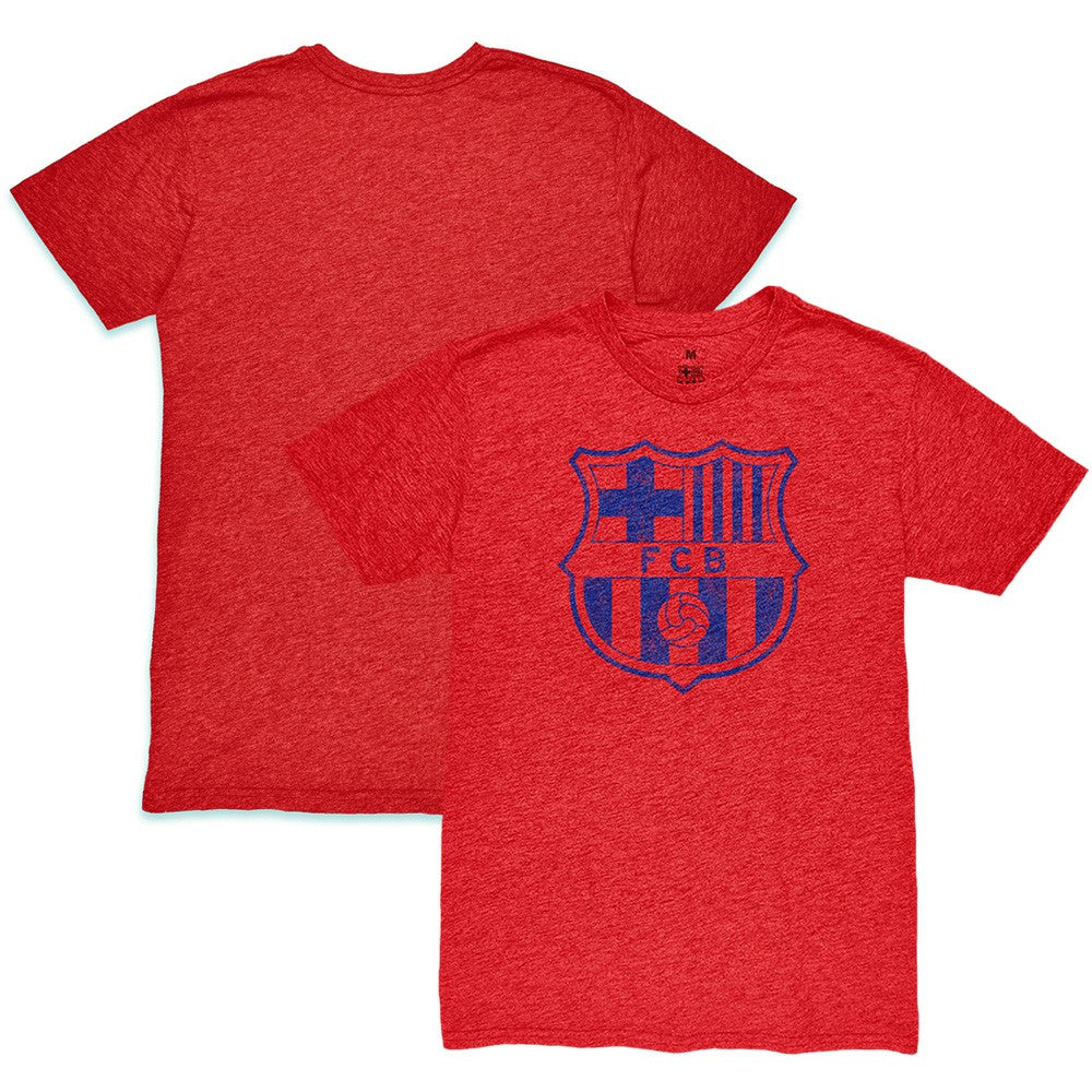Barcelona 1863FC Mono Crest Twisted Tri-Blend Slub T-Shirt