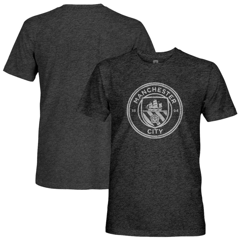 Manchester City 1863FC Mono Crest Twisted Tri-Blend Slub T-Shirt