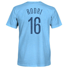 Rodrigo Manchester City 1863FC Player Name & Number Twisted Tri-Blend Slub T-Shirt