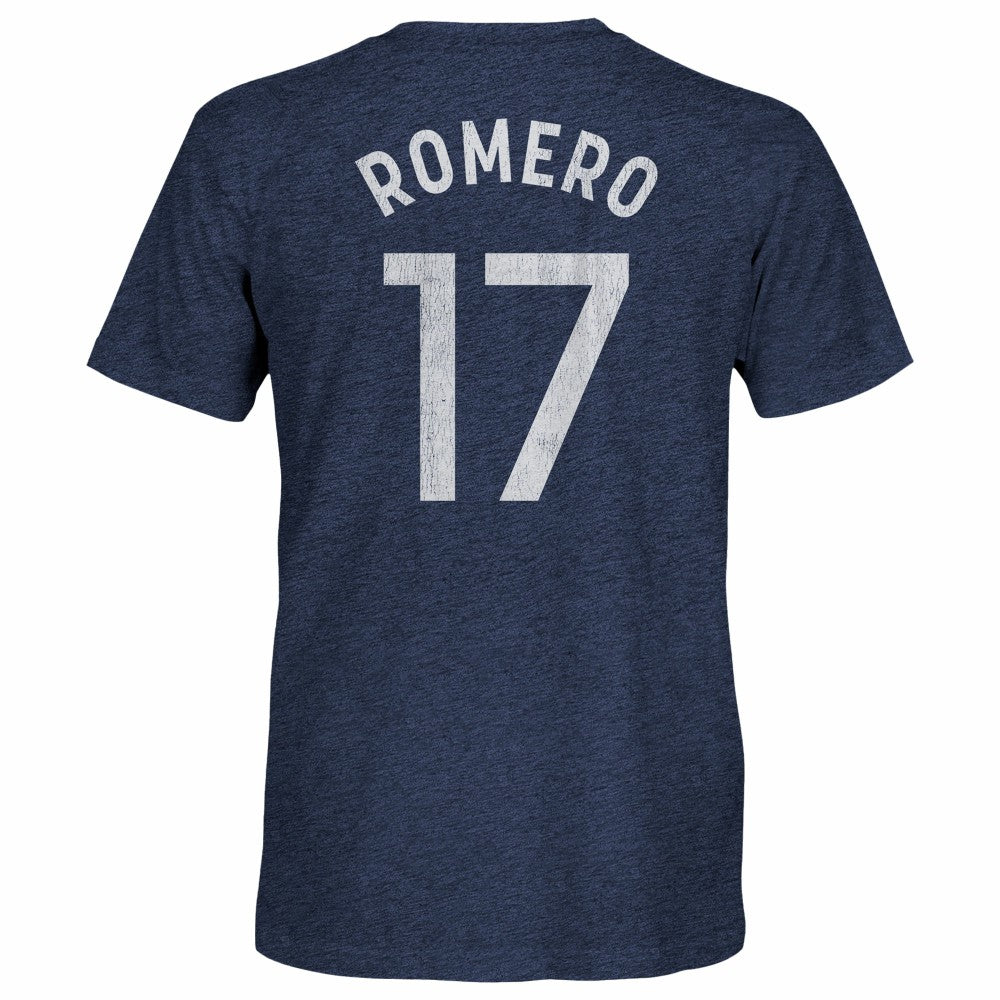 Cristian Romero Tottenham Hotspur 1863FC Player Name & Number Twisted Tri-Blend Slub T-Shirt