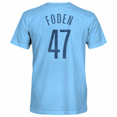 Phil Foden Manchester City 1863FC Player Name & Number Twisted Tri-Blend Slub T-Shirt