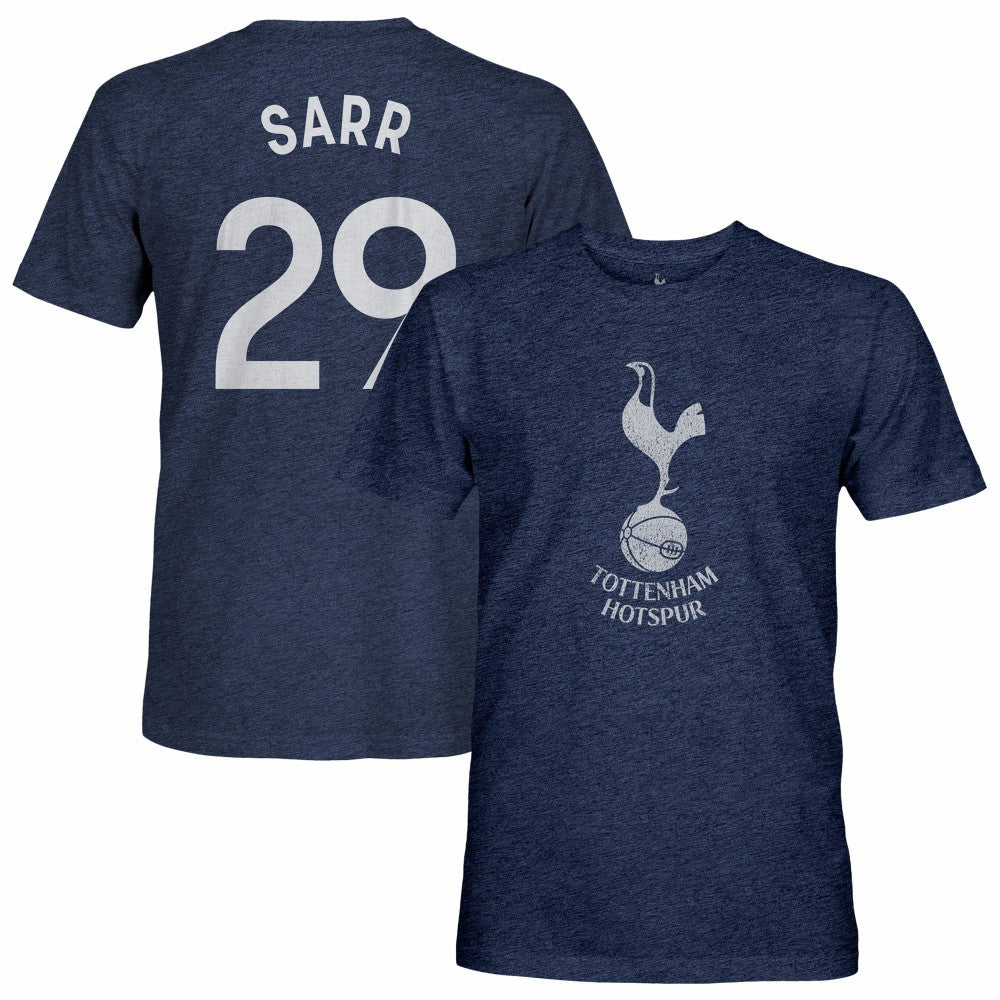 Pape Matar Sarr Tottenham Hotspur 1863FC Player Name & Number Twisted Tri-Blend Slub T-Shirt