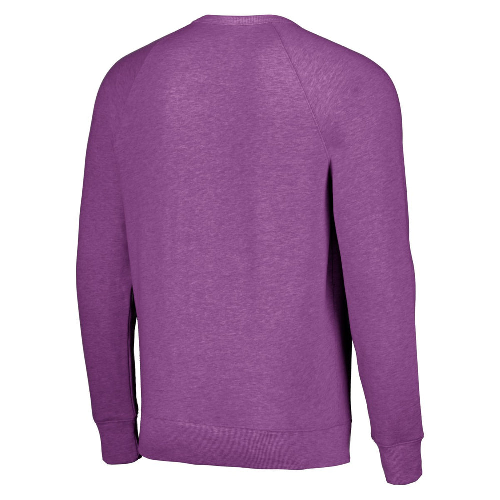 Purple Phoenix Suns Homage Unisex Holiday Tri-Blend Raglan Pullover Sweatshirt | NBA