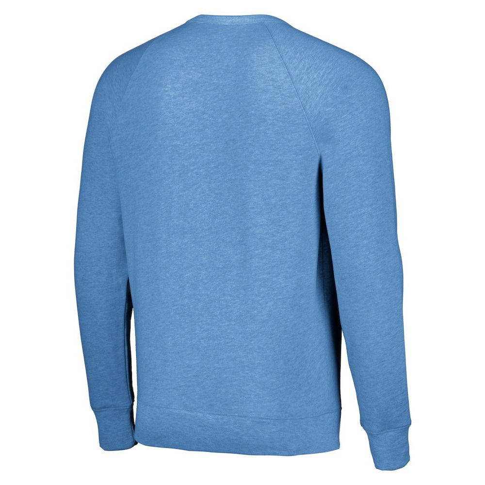 Light Blue Philadelphia 76ers Homage Unisex Holiday Raglan Pullover Sweatshirt | NBA