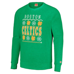 Kelly Green Boston Celtics Homage Unisex Holiday Raglan Pullover Sweatshirt | NBA