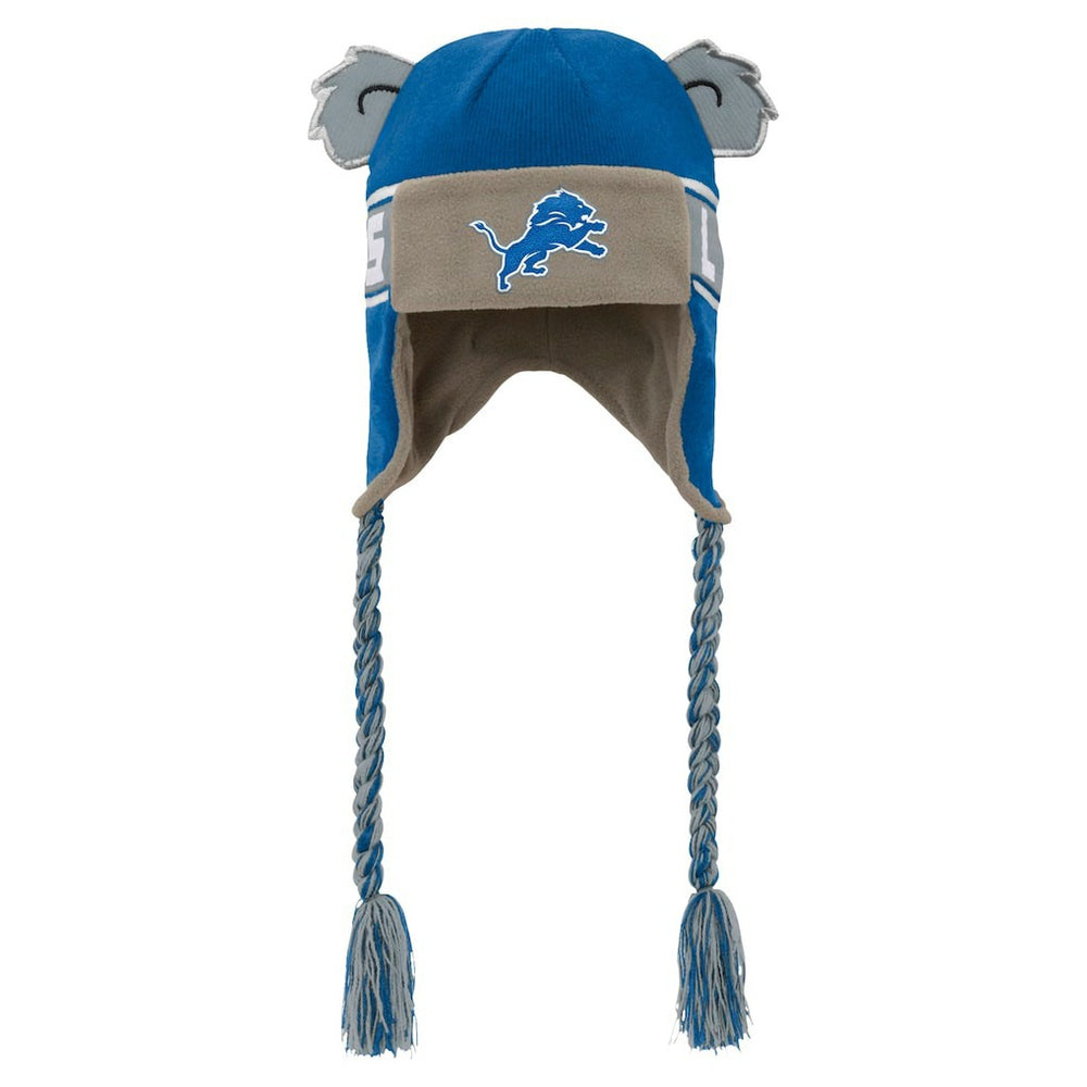 Detroit Lions Youth Wordmark Ears Trooper Knit Hat | NFL Hot