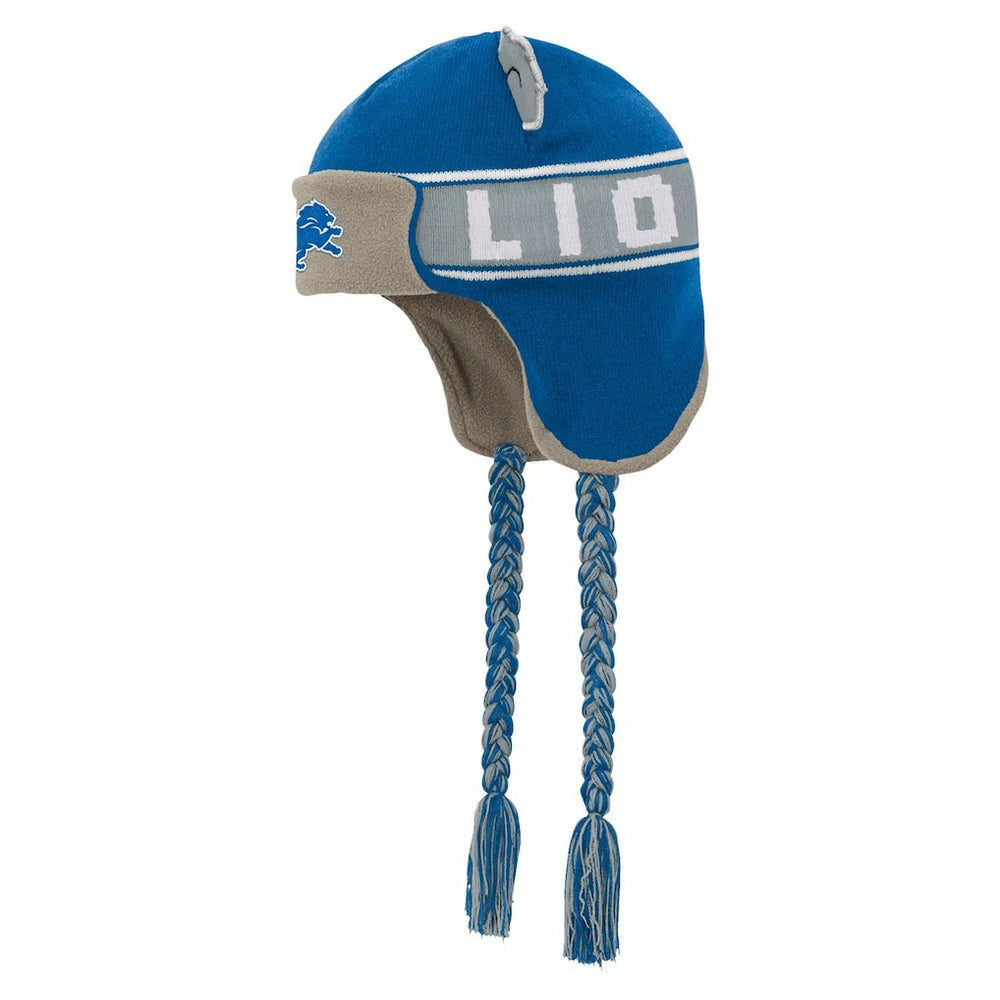 Detroit Lions Youth Wordmark Ears Trooper Knit Hat | NFL Hot