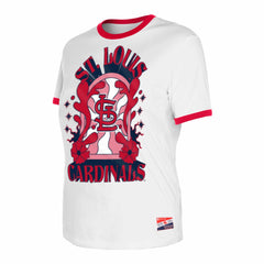 St. Louis Cardinals New Era Women's Oversized Ringer T-Shirt - MLB T-shirts