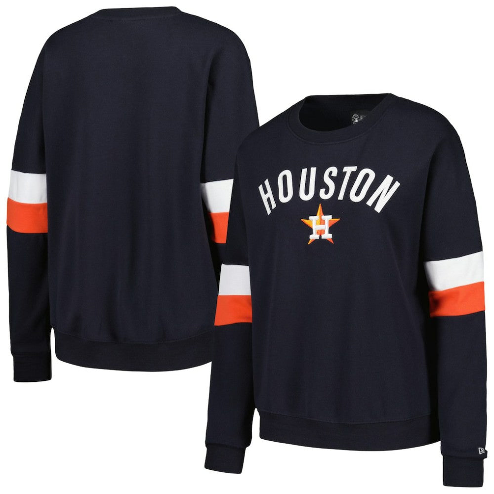 Houston Astros New Era Women's Game Day Crew Pullover Sweatshirt - MLB Pullover