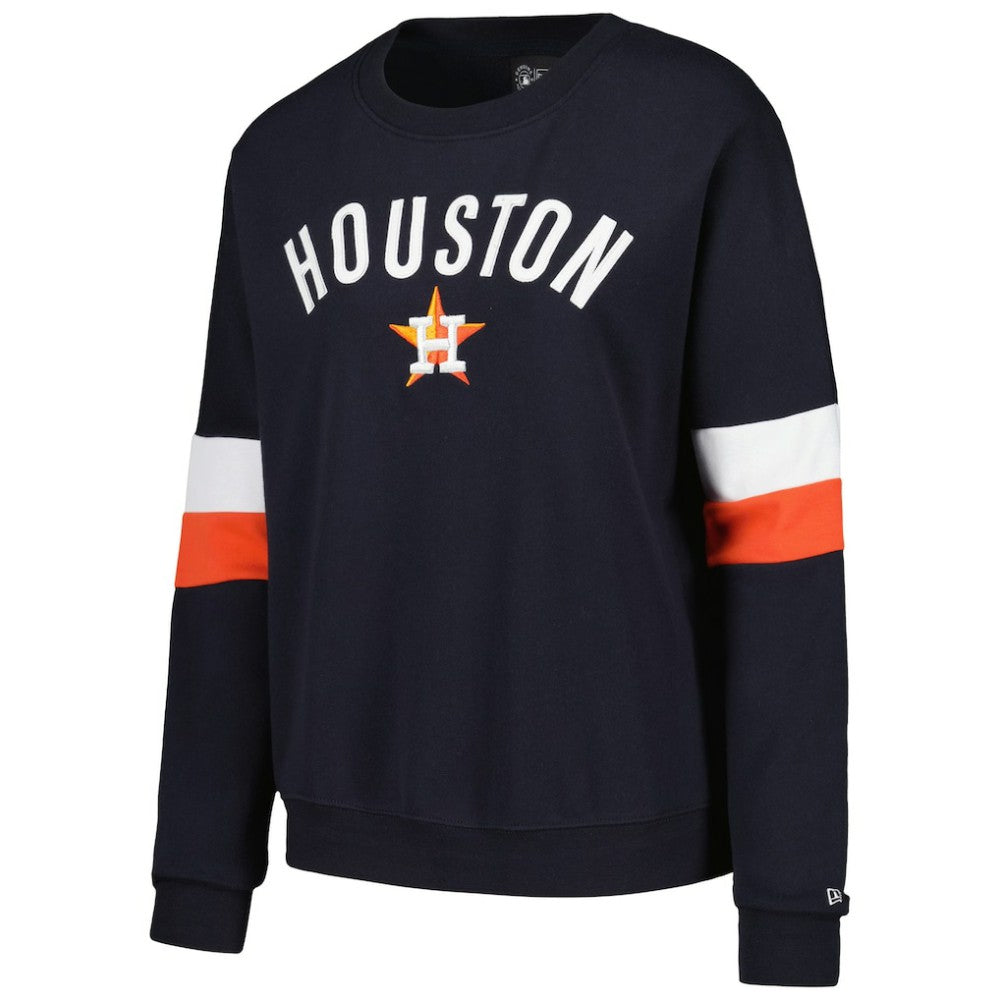 Houston Astros New Era Women's Game Day Crew Pullover Sweatshirt - MLB Pullover