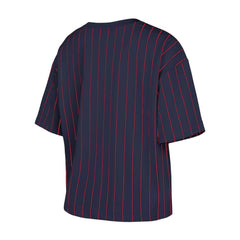 Boston Red Sox New Era Women's Boxy Pinstripe T-Shirt - MLB T-shirts