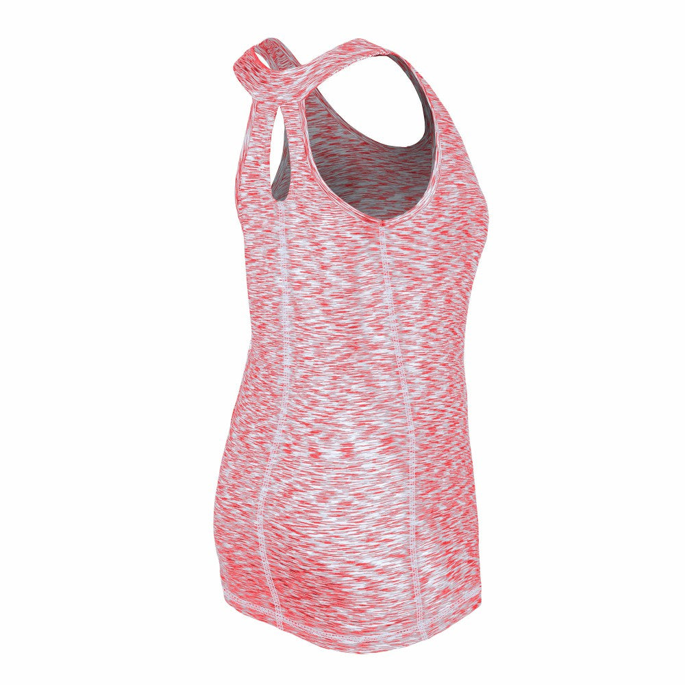 St. Louis Cardinals New Era Women's Space Dye Keyhole Back Tank Top - MLB Tanks