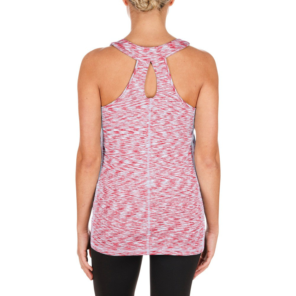 St. Louis Cardinals New Era Women's Space Dye Keyhole Back Tank Top - MLB Tanks