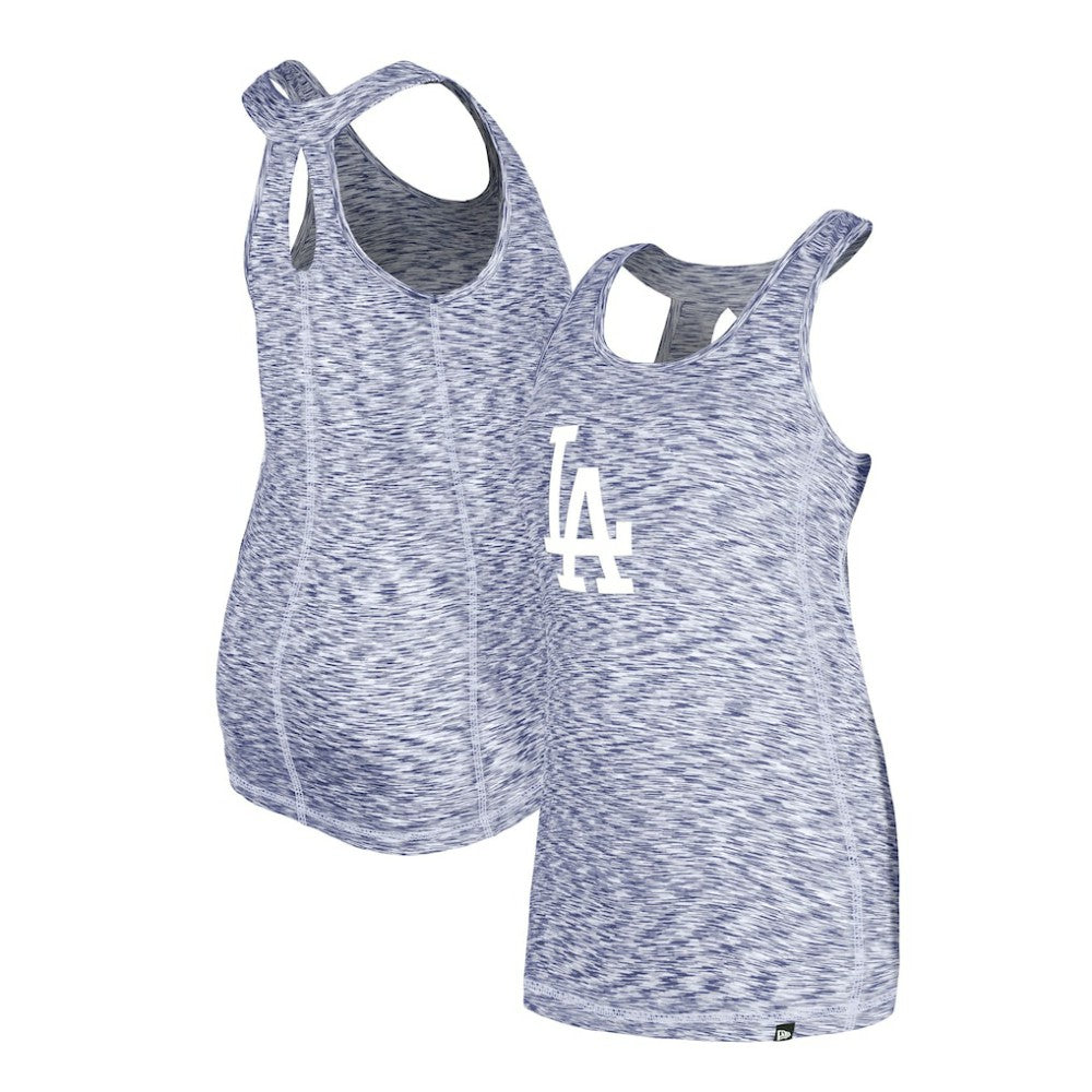 Los Angeles Dodgers New Era Women's Space Dye Keyhole Back Tank Top - MLB Tanks