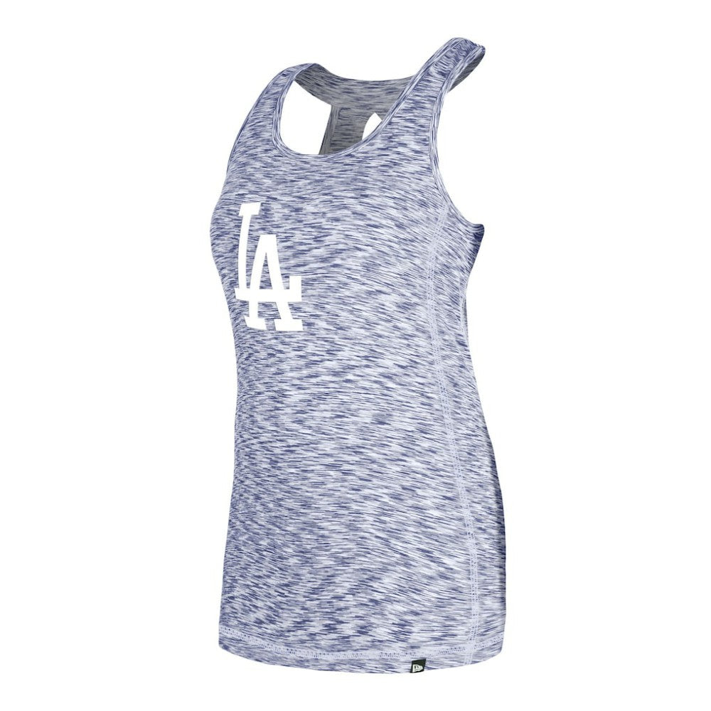 Los Angeles Dodgers New Era Women's Space Dye Keyhole Back Tank Top - MLB Tanks