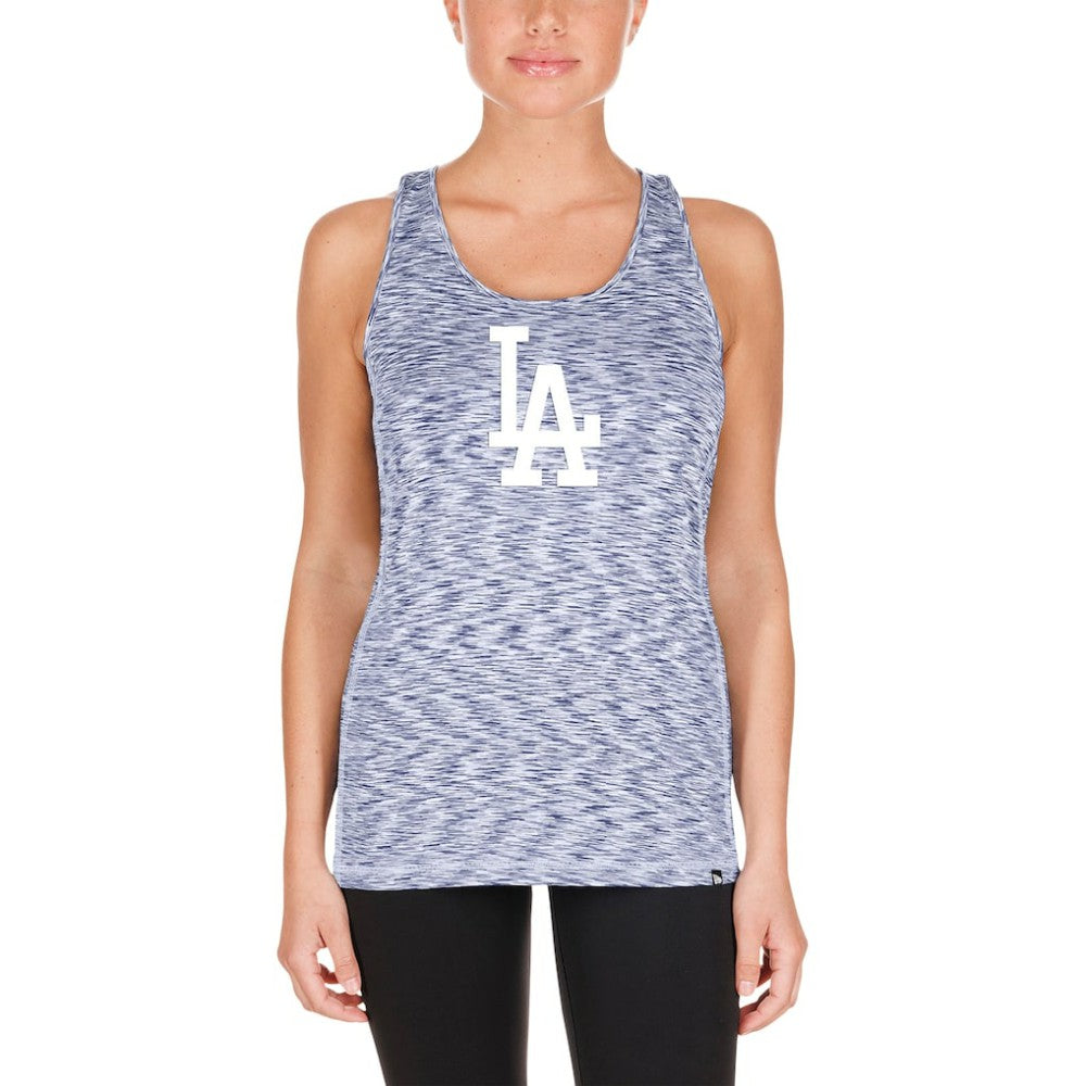 Los Angeles Dodgers New Era Women's Space Dye Keyhole Back Tank Top - MLB Tanks