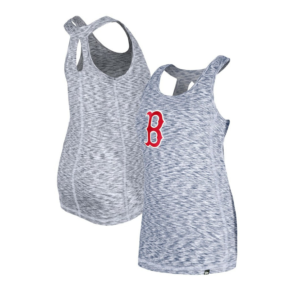 Boston Red Sox New Era Women's Space Dye Keyhole Back Tank Top - MLB Tanks