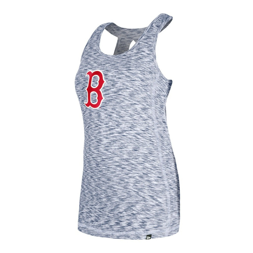 Boston Red Sox New Era Women's Space Dye Keyhole Back Tank Top - MLB Tanks