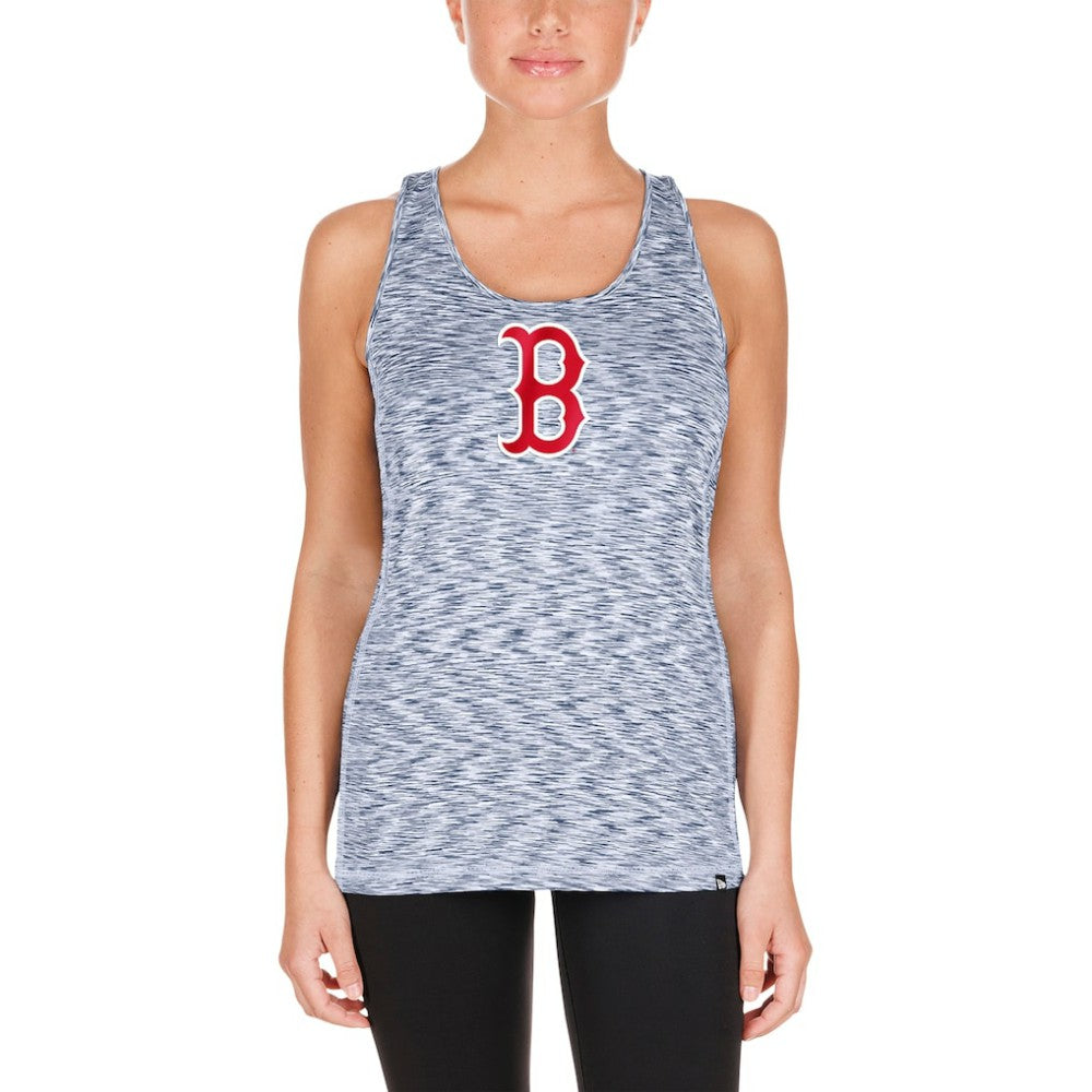 Boston Red Sox New Era Women's Space Dye Keyhole Back Tank Top - MLB Tanks