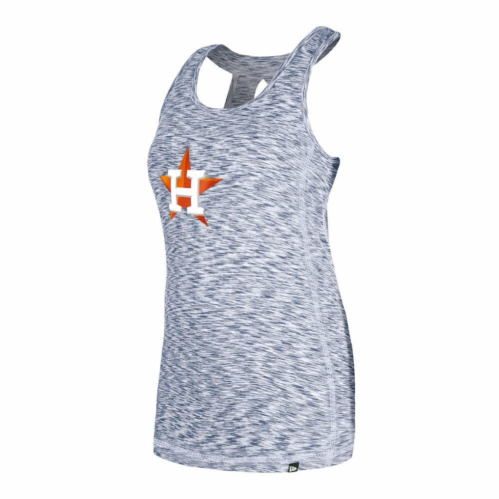 Houston Astros New Era Women's Space Dye Keyhole Back Tank Top - MLB Tanks