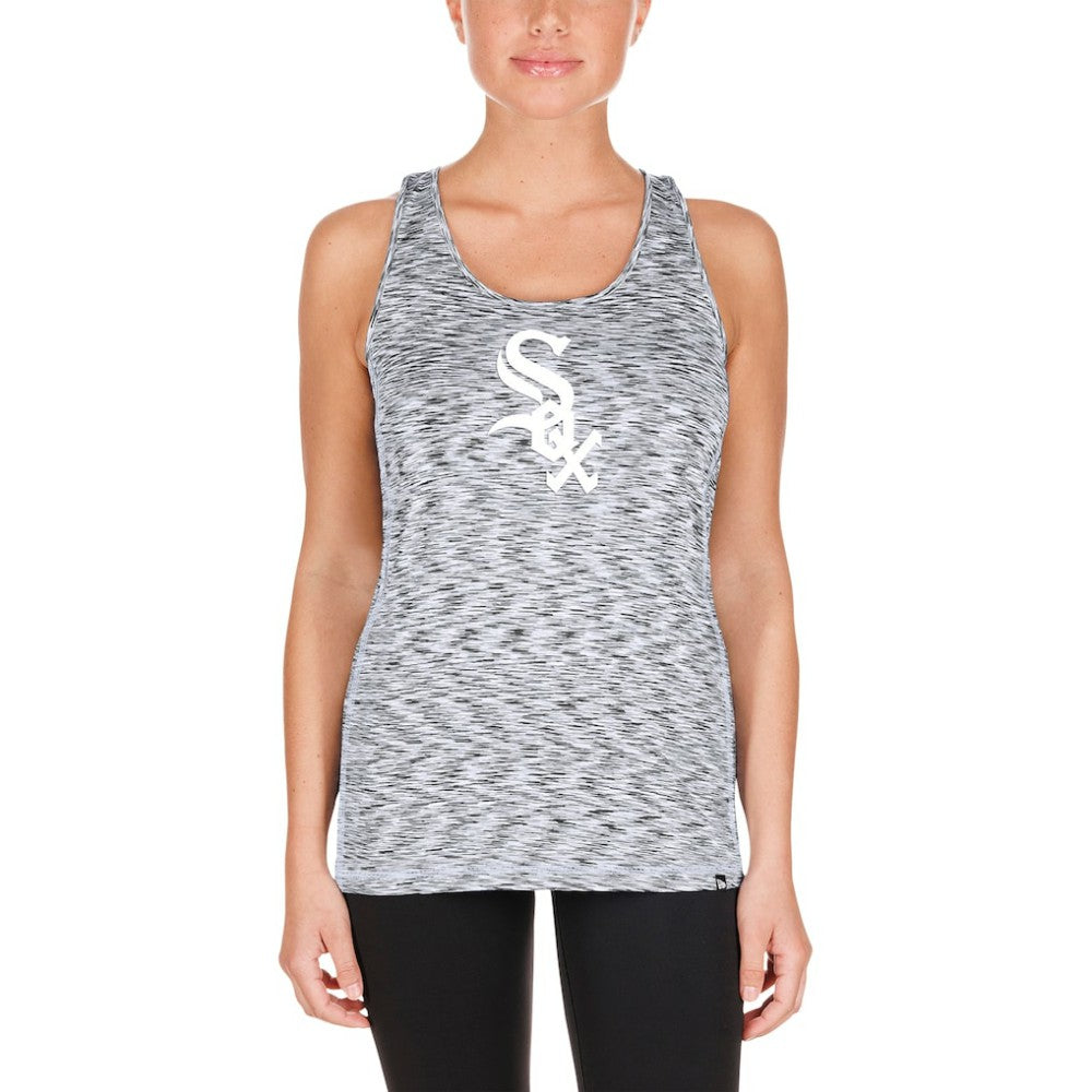 Chicago White Sox New Era Women's Space Dye Keyhole Back Tank Top - MLB Tanks