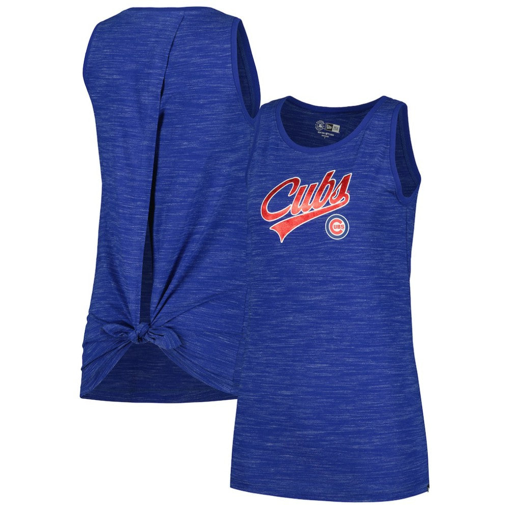 Chicago Cubs New Era Women's Space-Dye Active Tank Top - MLB Tanks