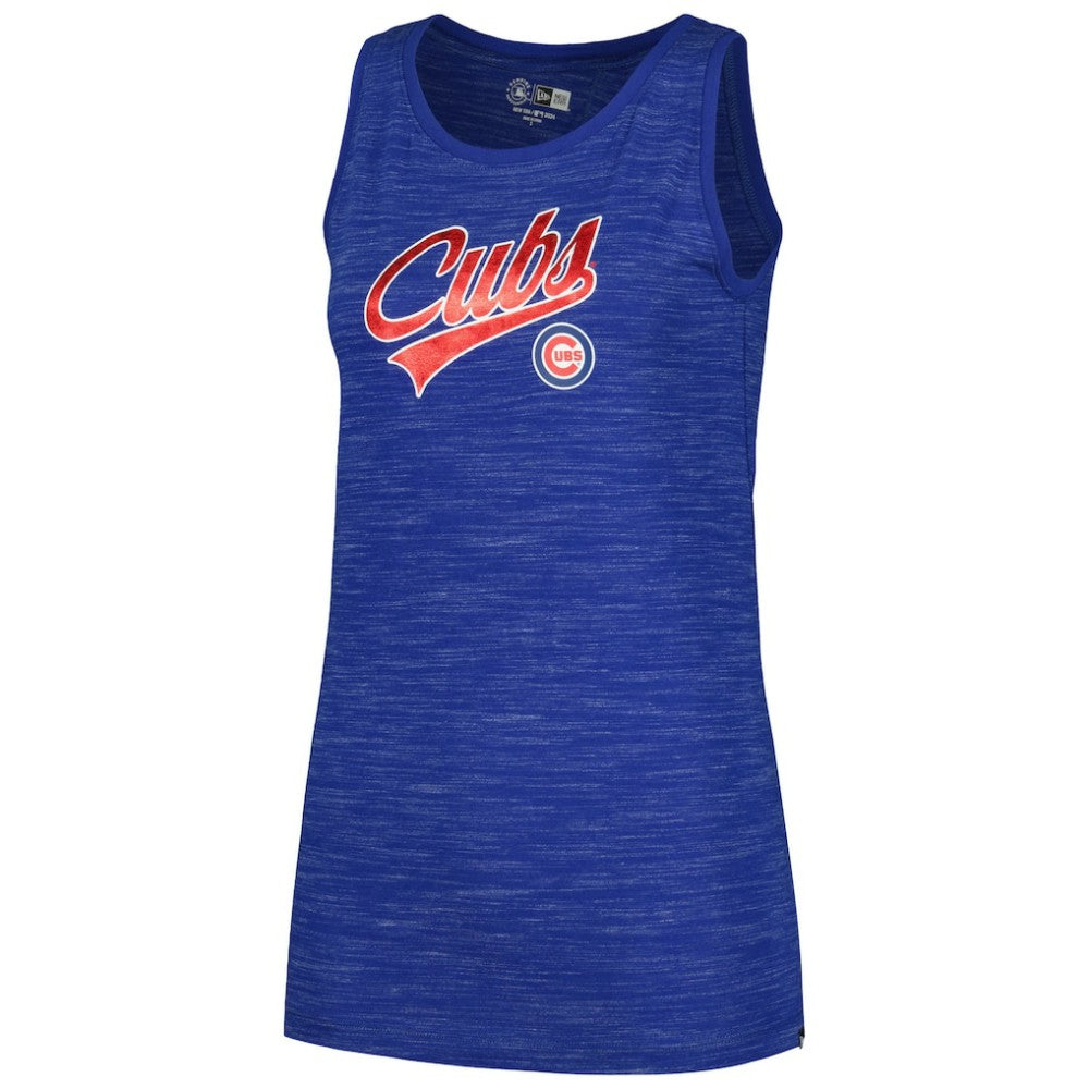 Chicago Cubs New Era Women's Space-Dye Active Tank Top - MLB Tanks