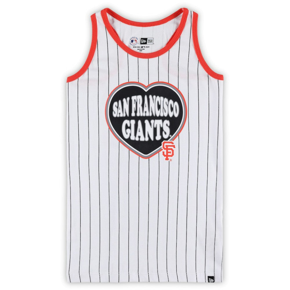 San Francisco Giants New Era Girls Youth Pinstripe Tank Top - MLB Tanks