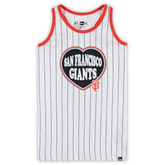San Francisco Giants New Era Girls Youth Pinstripe Tank Top - MLB Tanks