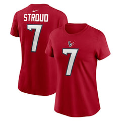 Houston Texans C.J. Stroud  Women's Player Name & Number T-Shirt | NFL On sale