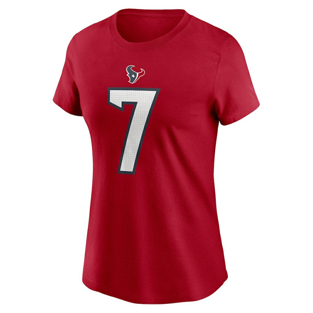 Houston Texans C.J. Stroud  Women's Player Name & Number T-Shirt | NFL On sale