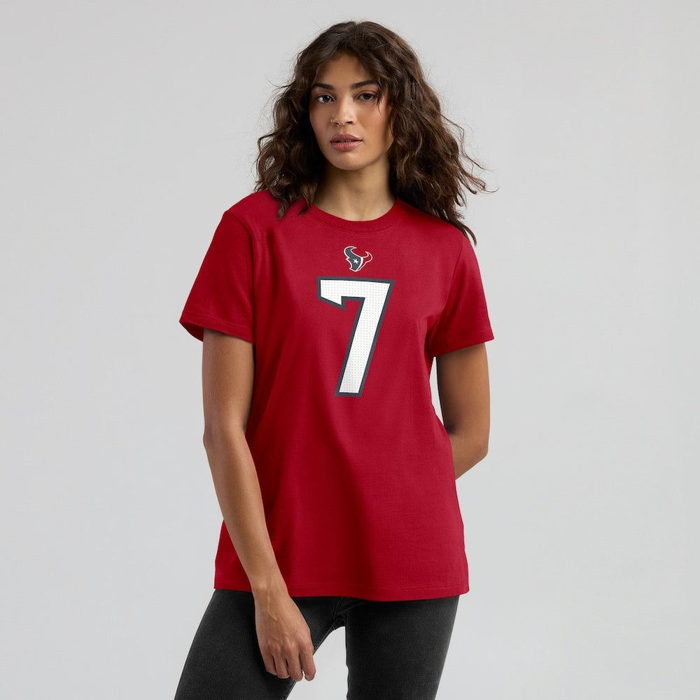 Houston Texans C.J. Stroud  Women's Player Name & Number T-Shirt | NFL On sale