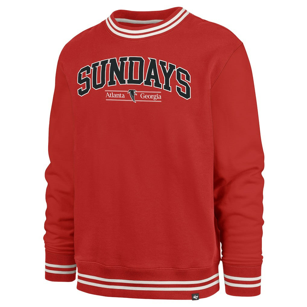 Atlanta Falcons '47 Sundays Clubhouse View Sierra Fleece Pullover Sweatshirt | NFL Discount