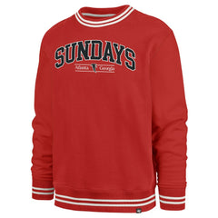 Atlanta Falcons '47 Sundays Clubhouse View Sierra Fleece Pullover Sweatshirt | NFL Discount