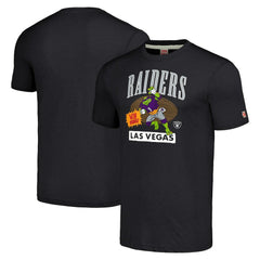 Las Vegas Raiders TMNT Donatello x  Homage Tri-Blend T-Shirt | NFL Sale