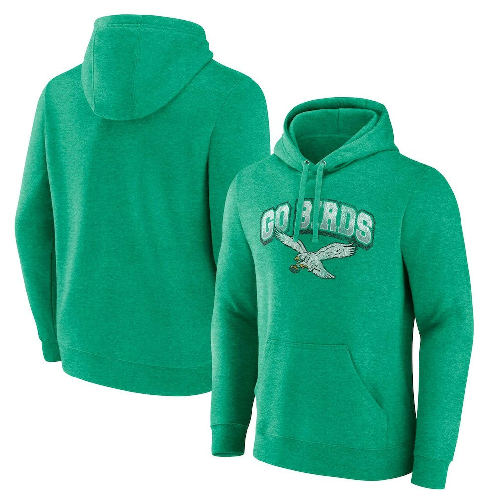 Philadelphia Eagles Gridiron Classics Go Birds Vintage Arch Pullover Hoodie | NFL Sale