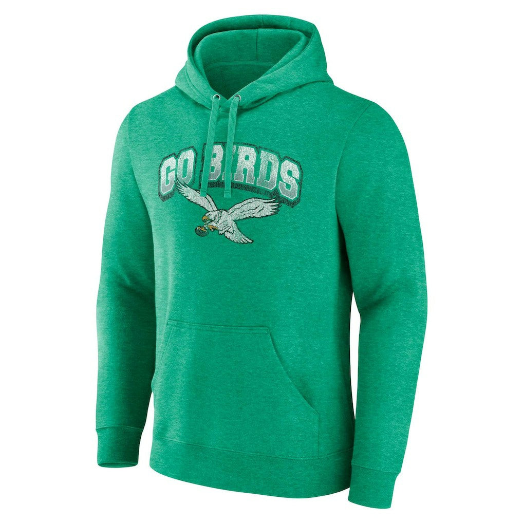 Philadelphia Eagles Gridiron Classics Go Birds Vintage Arch Pullover Hoodie | NFL Sale
