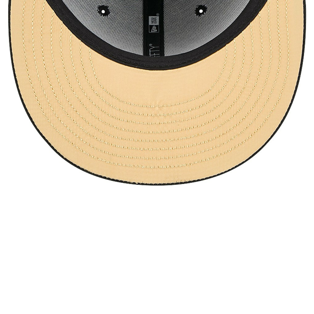 Black Philadelphia 76ers 59FIFTY Day Allover Print Stencil Fitted Hat | NBA