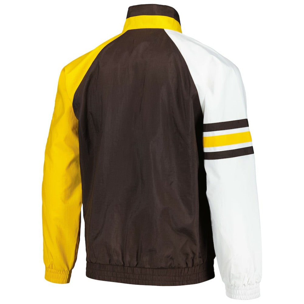 San Diego Padres Starter Elite Raglan Half-Zip Jacket - MLB Jackets