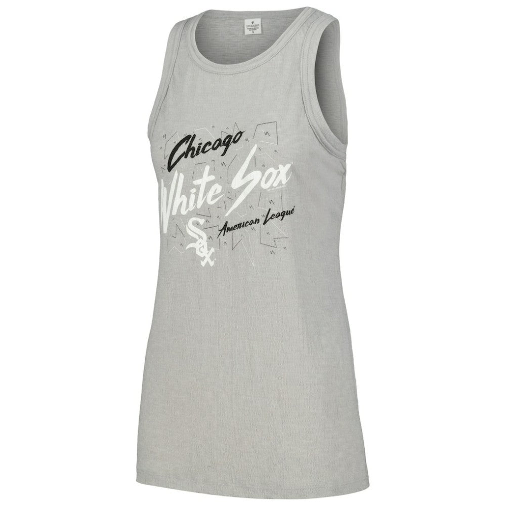 Chicago White Sox Soft as a Grape Women's Gauze High Neck Tank Top - MLB Tanks
