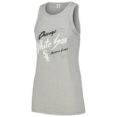 Chicago White Sox Soft as a Grape Women's Gauze High Neck Tank Top - MLB Tanks