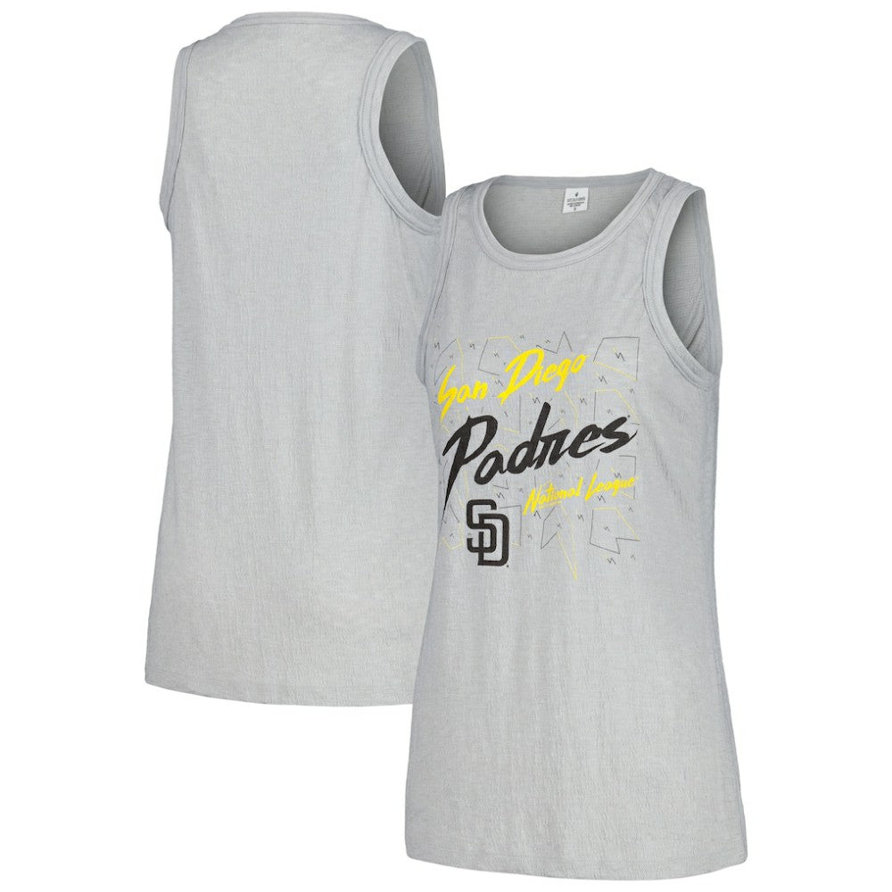 San Diego Padres Soft as a Grape Women's Gauze High Neck Tank Top - MLB Tanks