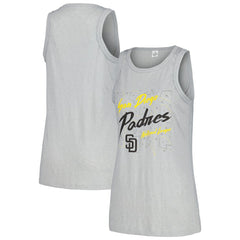 San Diego Padres Soft as a Grape Women's Gauze High Neck Tank Top - MLB Tanks