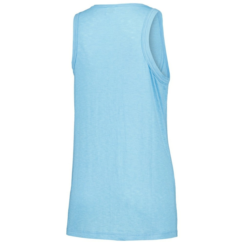 Texas Rangers Soft as a Grape Women's Gauze High Neck Tank Top - MLB Tanks