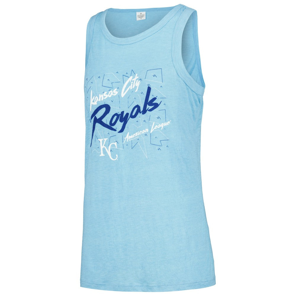 Kansas City Royals Soft as a Grape Women's Gauze High Neck Tank Top - MLB Tanks