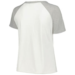 Toronto Blue Jays Soft as a Grape Women's Plus Size Baseball Raglan T-Shirt - MLB T-shirts