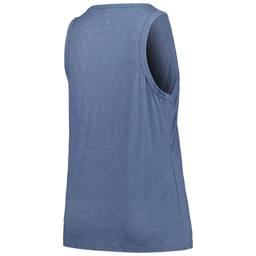 Boston Red Sox Soft as a Grape Women's Plus Size Curvy High Neck Tri-Blend Tank Top - MLB Tanks