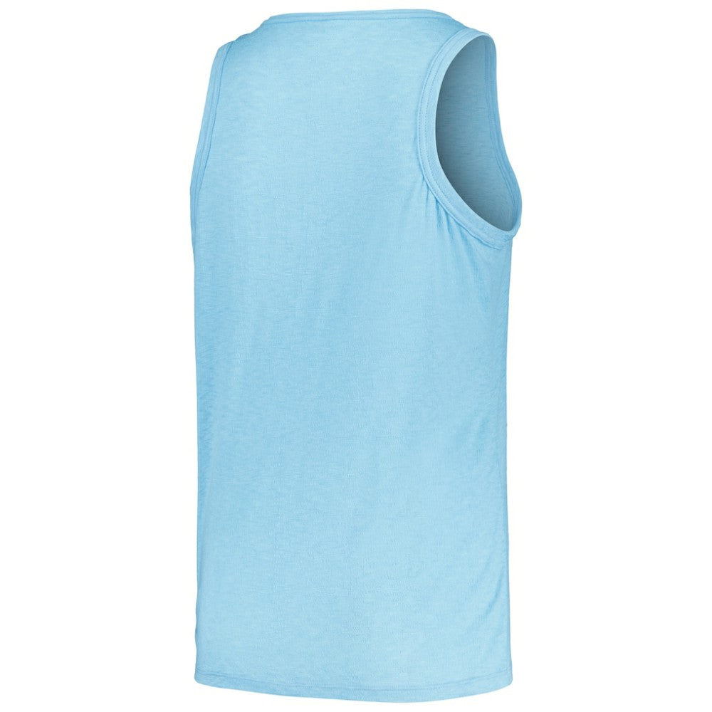 Los Angeles Dodgers Soft as a Grape Women's Plus Size Curvy High Neck Tri-Blend Tank Top - MLB Tanks
